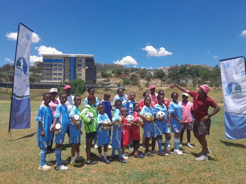 GUFC Girls School League in Maseru, Lesotho